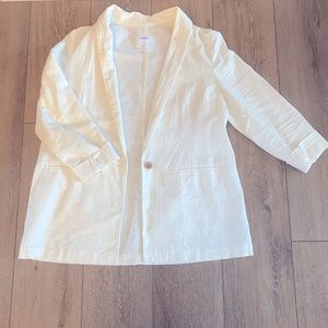 Old Navy White Blazer Size L